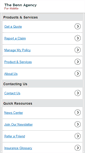 Mobile Screenshot of bennagency.com